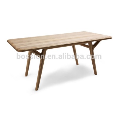 Modern solid wood restaurant scandinavian dining room table