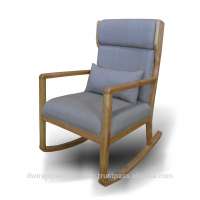 Furniture - Wooden Scandinavian Furniture Nathan Rocking Chair Danish Style.